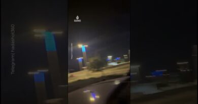 Projectile falls, explodes in Israel’s Negev | AJ #shorts