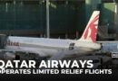 Qatar Airways operates limited relief flights as Iran war disrupts Middle East air travel