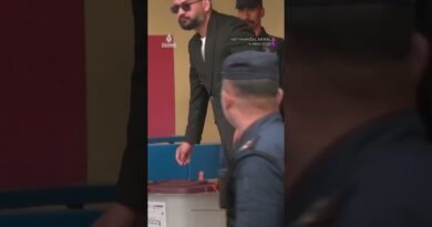 Rapper-turned-politician votes in Nepal election | AJ #shorts