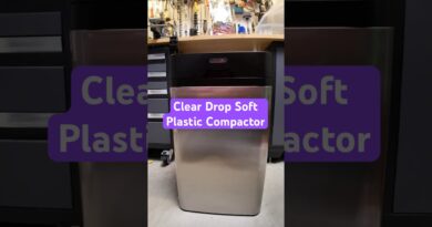 Remember how WALL-E turned trash into bricks? The Clear Drop Soft Plastic Compactor does too. #TITW