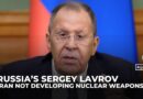 Russia says it has seen no evidence that Iran was developing nuclear weapons