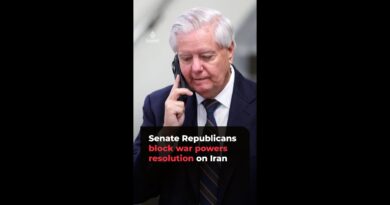Senate Republicans block war powers resolution on Iran | #ajshorts
