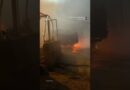 Settlers burn vehicles in town near Hebron | AJ #shorts