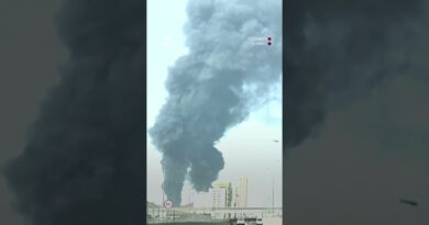 Smoke rises from Fujairah oil facility in UAE