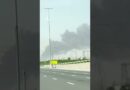 Smoke seen rising from Dubai’s main shipping port after Iran attack | AJ #shorts