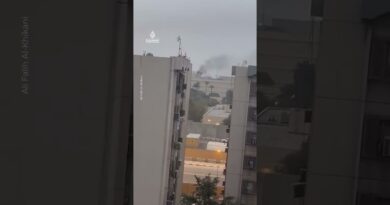 Smoke seen rising from US embassy in Baghdad | AJ #shorts