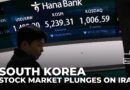 South Korea’s stock market plunges on Iran: Asian shares tumble as oil rises