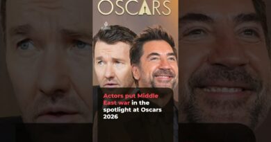 Stars at Oscars 2026 call for end to war in Gaza and Iran | AJ #shorts
