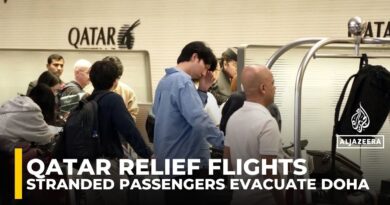 Stranded passengers evacuate Doha amid ongoing Iranian missile attacks