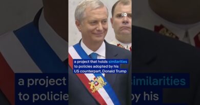 Street clashes as Chile’s new president sworn in | DW News