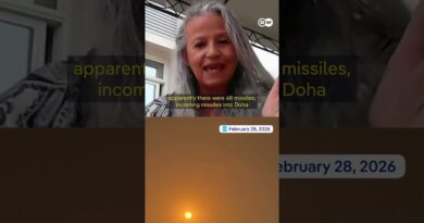 Stuck in Qatar under missile fire | DW News