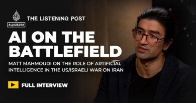 The End of Accountability? Matt Mahmoudi on AI and War | The Listening Post