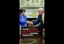 Trump compares Iran strikes to Pearl Harbor as he meets Japan’s PM | #ajshorts
