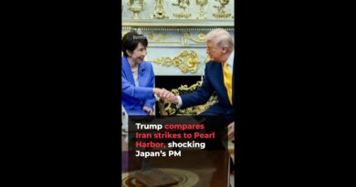 Trump compares Iran strikes to Pearl Harbor as he meets Japan’s PM | #ajshorts