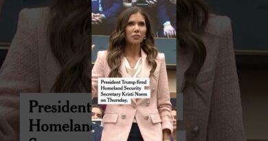 Trump Fires Kristi Noem as Homeland Security Secretary