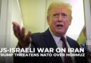 Trump says Iran ‘wants to negotiate badly’, demands help from NATO on Strait of Hormuz