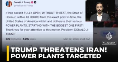 Trump threatens to “Obliterate” Iran power plants | Strait of Hormuz crisis escalates
