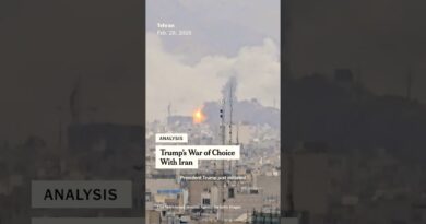 Trump’s War of Choice With Iran