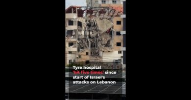 Tyre hospital ‘hit five times’ since start of Israel’s attacks on Lebanon | AJ#shorts