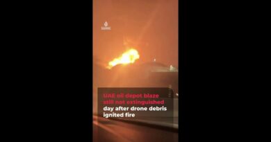 UAE oil depot fire still raging day after drone sparks blaze | #ajshorts