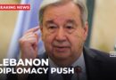 UN chief: ‘There is no military solution only diplomacy’ for Lebanon