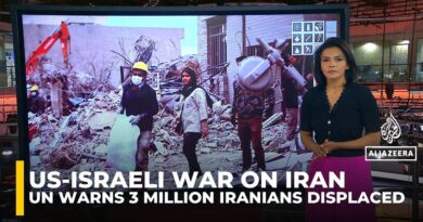 UN warns 3 million Iranians displaced by Israeli and US attacks