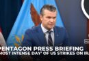 US Defence Secretary says Tuesday to be ‘most intense day of strikes’ on Iran