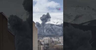 US-Israeli strike pounds city of Hamadan, Iran | AJ #shorts