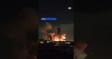 US strikes on Isfahan send massive fireball into night sky | DW News