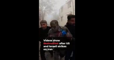 Videos show destruction after US and Israeli strikes on Iran | AJ #shorts