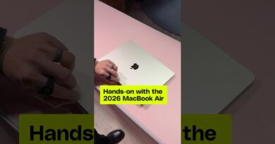 We’re hands-on with the new  M5 powered MacBook Air.