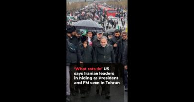 ‘What rats do’: US says Iranian leaders hiding as leaders appear in Tehran | #ajshorts