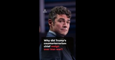 Why did Trump’s counterterrorism chief resign over Iran war? | AJ#shorts