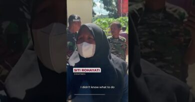 7.4-magnitude quake sends panicked Indonesians fleeing as buildings collapse | AJ #shorts