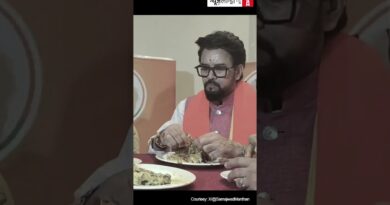 रामभक्त पार्टी के नेता अनुराग ठाकुर मंगल के दिन मछली खाए जा रहे हैं. #nltippani