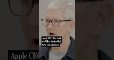 Apple CEO Tim Cook on What Advice He’d Give His Successor