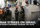 At least 16 injured across Tel Aviv following barrage of Iranian missiles