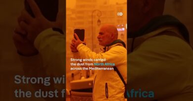 Eerie skies over Crete after Sahara storm | DW News