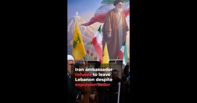 Iran ambassador refuses to leave Lebanon despite expulsion order | AJ #shorts