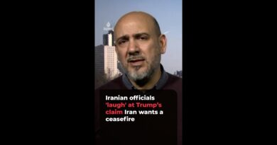 Iranian officials ‘laugh’ at Trump’s claim Iran wants a ceasefire | AJ#shorts