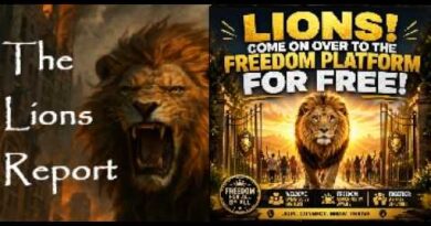 LIONS! COME ON OVER TO THE FREEDOM PLATFORM FOR FREE! GM