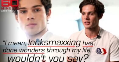 Looksmaxxing influencer walks out of interview after he was asked about Andrew Tate | 60 Minutes