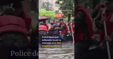 Over 800 rescued after record rain submerges cities in southern China