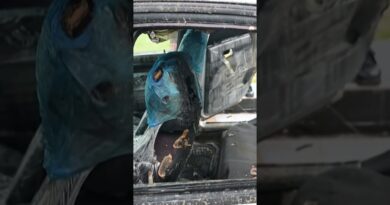 Residents inspect drone damage near Erbil airport | AJ #shorts