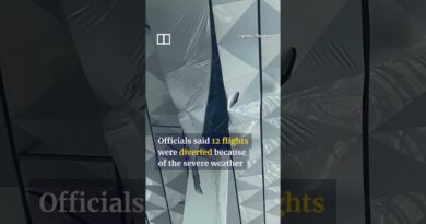 Roof collapse causes panic at Jakarta international airport