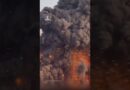 Smoke and embers seen over Iran’s Isfahan after strike | AJ #shorts