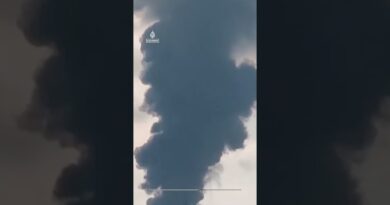 Smoke rises over Mashhad, Iran, following strike near airport ” AJ #shorts