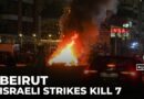 Strike hits Beirut’s suburbs: Israel continues to target area in war with Hezbollah