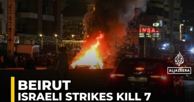 Strike hits Beirut’s suburbs: Israel continues to target area in war with Hezbollah