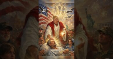 Trump reads from Bible after high-profile clash with pope